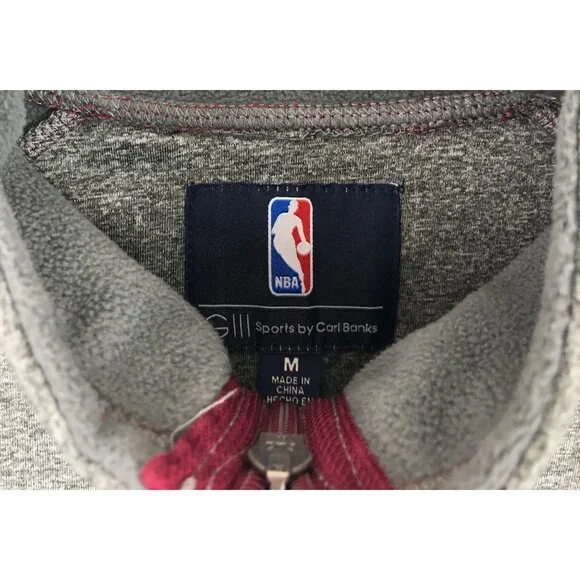Carl Banks NBA Cleveland Cavaliers 1/2 Zip Sweatshirt Mens' Size M GIII Sports - Picture 5 of 10